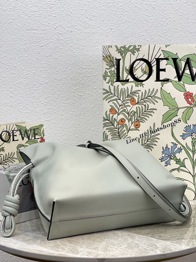 Loewe專櫃2022新款小牛皮肩背女包 羅意威Flamenco clutch系列升級版福袋大號 10856 lyw1147